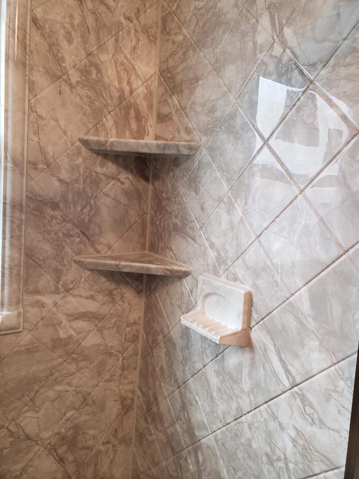 Acrylic Vs Tile Walls Which Is A, Can You Put Shower Wall Panels Over Tiles